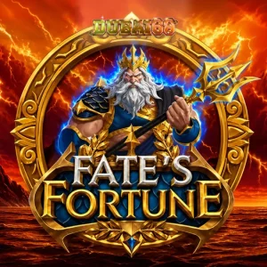 Tampilan visual slot Fate’s Fortune dengan tema mitologi Yunani